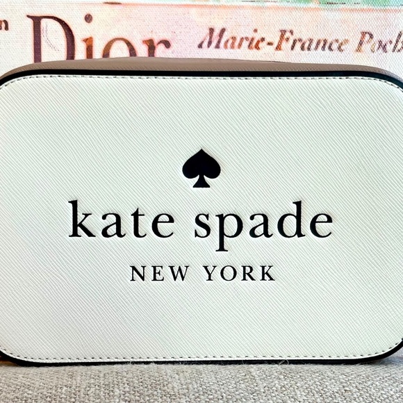 Kate Spade 🎁Cream and Brown Crossbody Camera Bag NWT🎁 Gift Ready - Picture 5 of 12